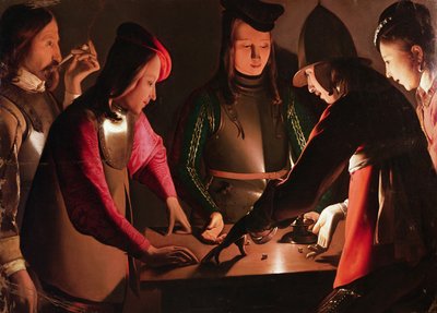 The Dice Players by Georges de La Tour